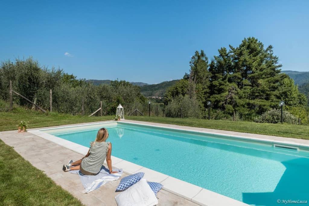 Alla Bella Aurora With Amazing Pool In Tuscany Lucca Exterior photo